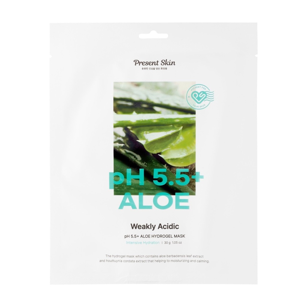 [885522.3] Present Skin PH 5.5 + Aloe Hydrogel Mask 30GR