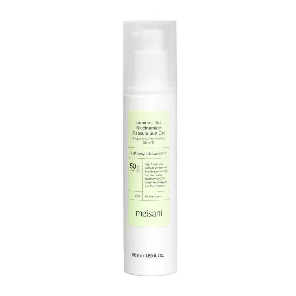 [887763.8] Meisani Luminosi-tea Niacinamide Capsule Sun Gel 50SPF 50ML