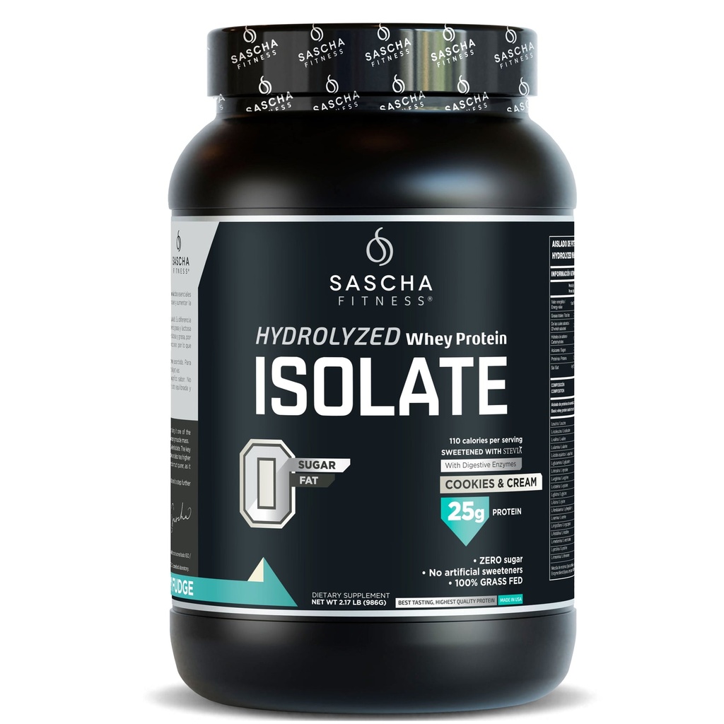 [000105] Sascha Fitness Whey Protein Isolate Cookies & Cream